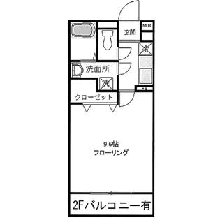 アムール 花水木【1階】の間取り