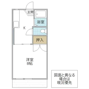 タウニィK E棟【1階】の間取り