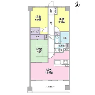 ラピス南町田【1階】の間取り