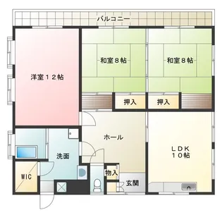 ハイムネモト【3階】の間取り