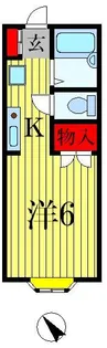 マイライフ根本【1階】の間取り