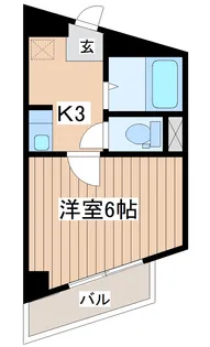 八乙女深松マンション【4階】の間取り