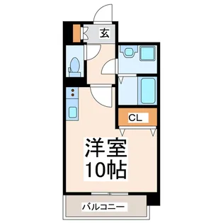 Jardin Miniature田崎【3階】の間取り