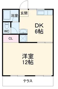 スズキハイツA【1階】の間取り