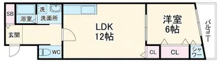 エイトフォレスト森ノ宮【2階】の間取り
