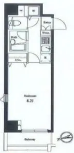 ヴェルト東新宿【2階】の間取り