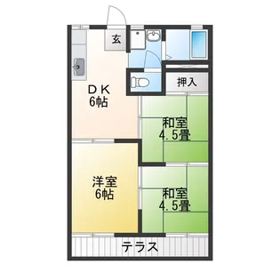 ソラーナ津島【1階】の間取り