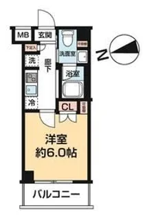 AZEST川口【5階】の間取り