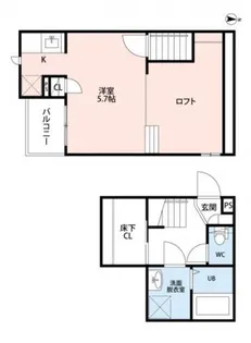 CB宇美アーク【2階】の間取り