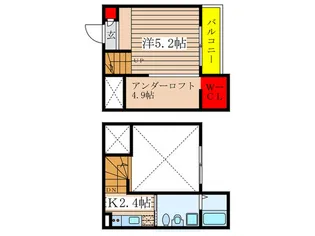 Residencia観音町【2階】の間取り