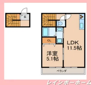 セトル手賀の杜【2階】の間取り