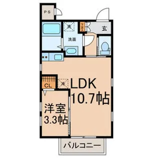 Mille Graines【1階】の間取り