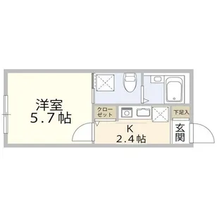 リーヴァ フォレスタA【2階】の間取り