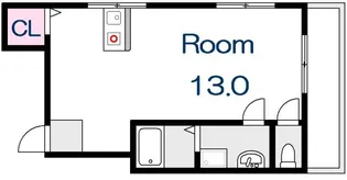 LUXES舟入町【3階】の間取り