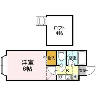 ベルシティ木ノ下【2階】の間取り