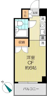 西早稲田M.O.ハウス【2階】の間取り