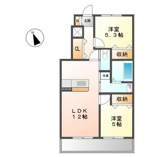 Luminous【1階】の間取り
