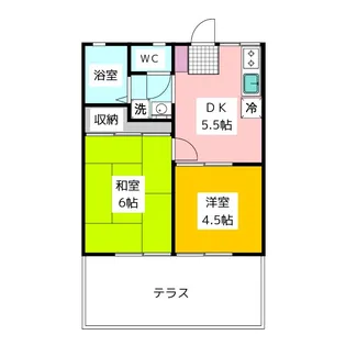 保谷ハイツA棟【1階】の間取り