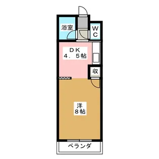 藤ヶ丘レジデンス【4階】の間取り