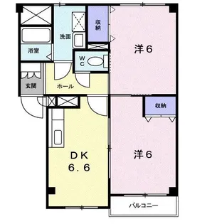 エトワール【2階】の間取り