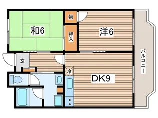 ヴィラオアシス【3階】の間取り