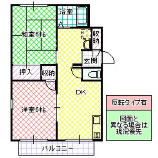 パナハイツ斎藤 B棟【2階】の間取り