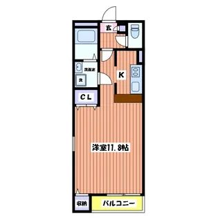 ケイズコート【2階】の間取り