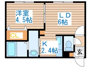 グランセ八軒【3階】の間取り