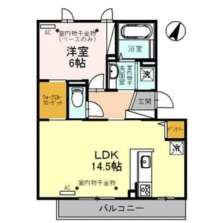 mjuk(ミューク)【2階】の間取り