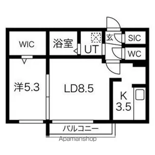 Premier Residence【4階】の間取り