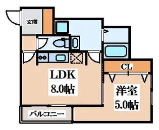 ノイヴェル吉田【3階】の間取り