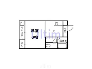 久保ハイツ【1階】の間取り