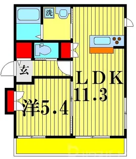 メゾン シュシュ【3階】の間取り