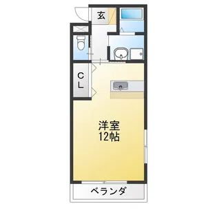 ブランドール【3階】の間取り
