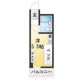 TOPROOM・品川【3階】の間取り