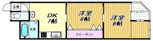 サニープレイスヒル【5階】の間取り