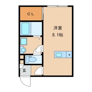 パステル東須恵【1階】の間取り