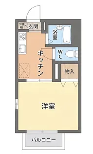 フィールドパレス【1階】の間取り