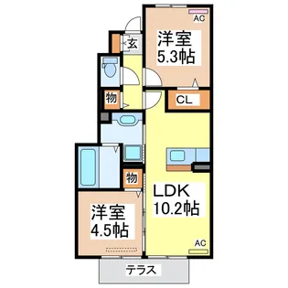 ロイヤルヒルズSP【1階】の間取り