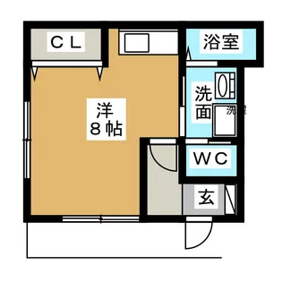 ソレイユII【1階】の間取り