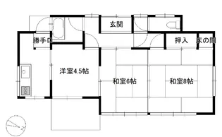 広島県廿日市市佐方2【一戸建】の間取り