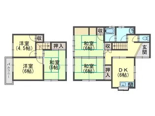 兵庫県加古川市平岡町土山【一戸建】の間取り
