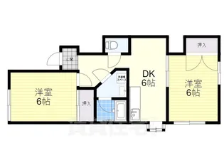 中井荘【2階】の間取り