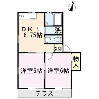 ドゥコーポレネオ【1階】の間取り