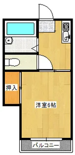 ビラ泉池【1階】の間取り