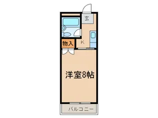 竹原ハイツ【2階】の間取り