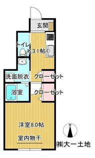 Arrotsk(アルトスク)A棟【1階】の間取り