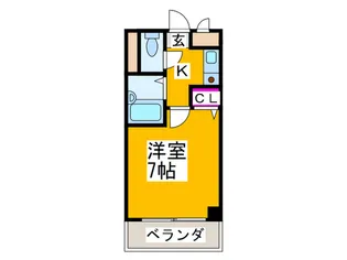 ワーク第2マンション【4階】の間取り