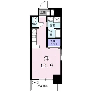 ワンダフルパレスNI【8階】の間取り