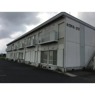 菊地ハイツD(2DK)【1階】の外観